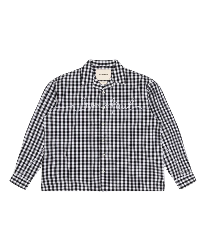 Рубашка, вышитая цепочным швом, с логотипом садового шланга. Bram'S Fruit, черный
Рубашка, вышитая цепочным швом, с логотипом садового шланга. Bram'S Fruit, черный