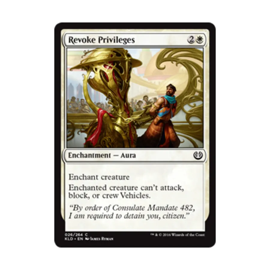 CCG Отозвать привилегии (C), MTG - Kaladesh
CCG Отозвать привилегии (C), MTG - Kaladesh