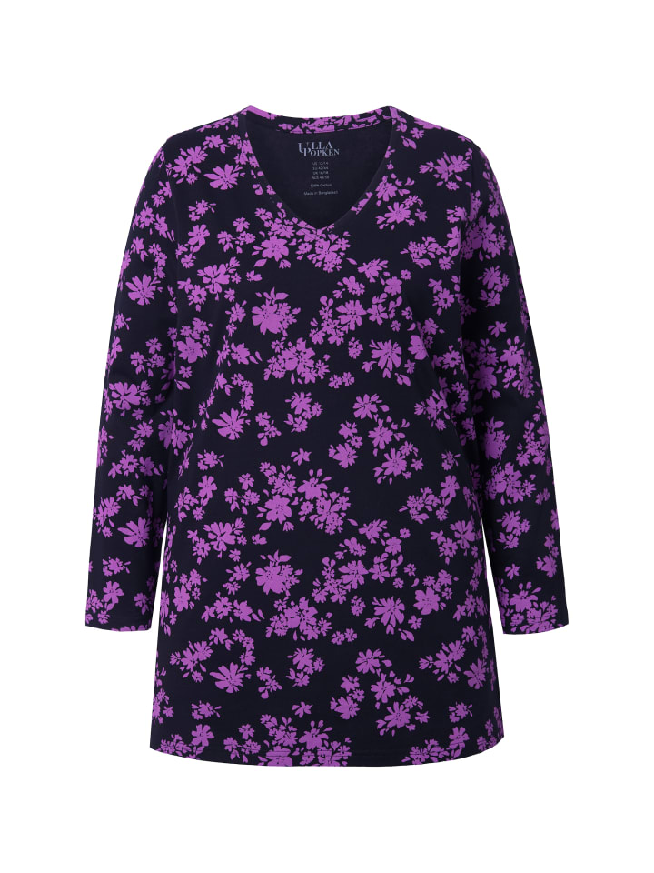 Длинная рубашка фиолетового цвета Ulla Popken
Длинная рубашка фиолетового цвета Ulla Popken