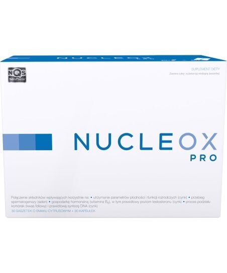Nucleox Pro добавка для мужской фертильности, 60 шт.