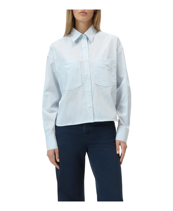 Рубашка в полоску оверсайз Closed, синий
Рубашка в полоску оверсайз Closed, синий