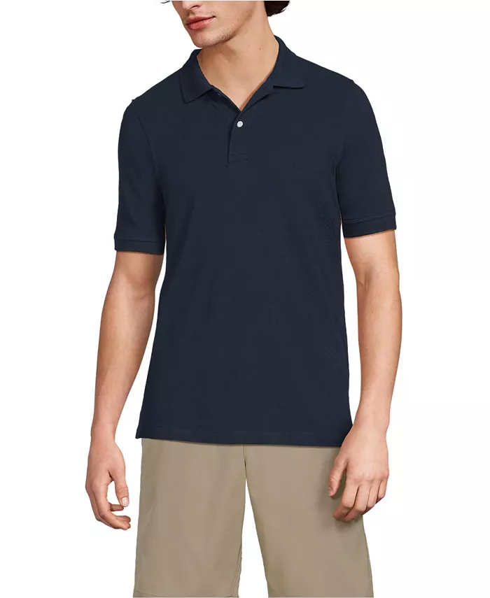 Мужская школьная форма: поло с коротким рукавом из сетчатой ткани Lands' End, синий
Мужская школьная форма: поло с коротким рукавом из сетчатой ткани Lands' End, синий