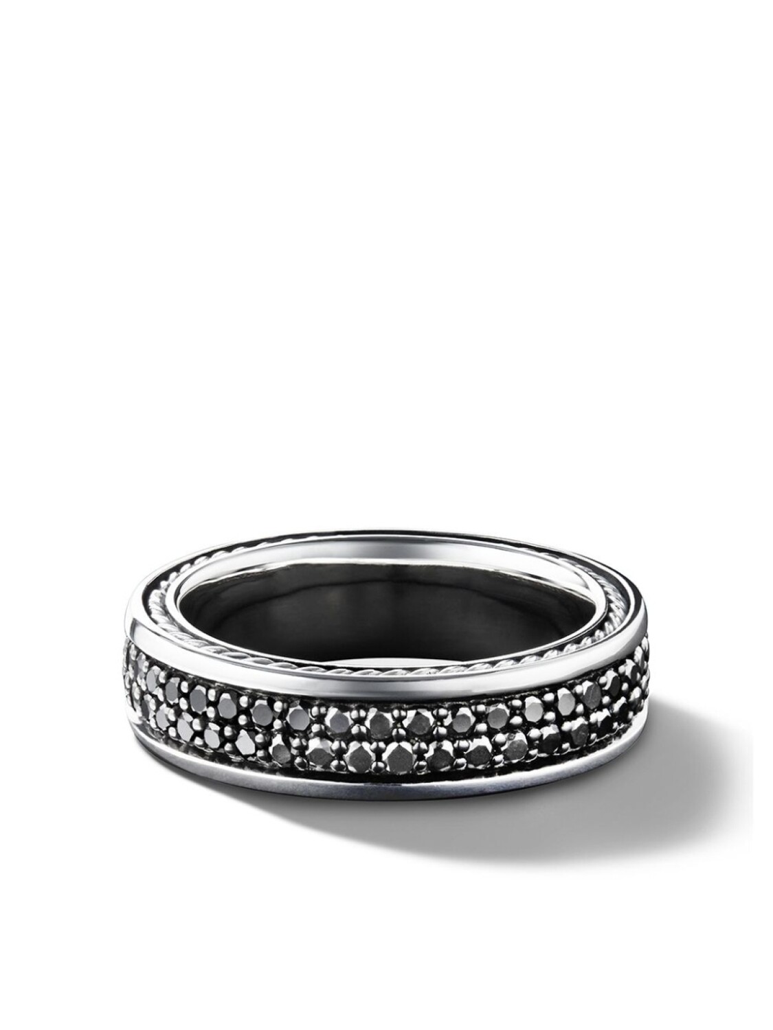 Серебряное кольцо Streamline Two Row Band с бриллиантами David Yurman, серебряный
Серебряное кольцо Streamline Two Row Band с бриллиантами David Yurman, серебряный