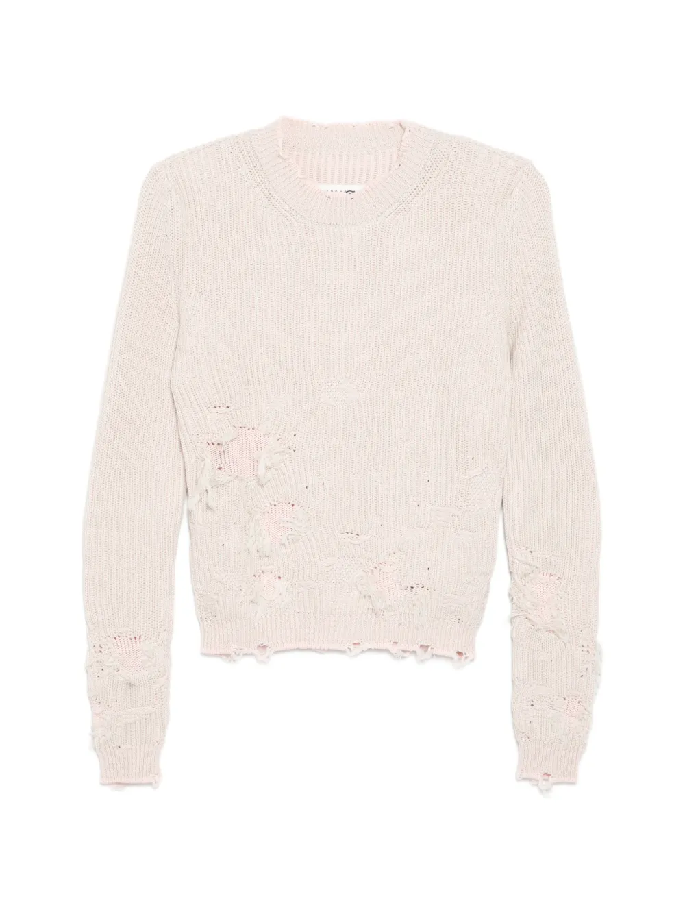 Свитер с эффектом потертости Mm6 Maison Margiela, розовый
Свитер с эффектом потертости Mm6 Maison Margiela, розовый