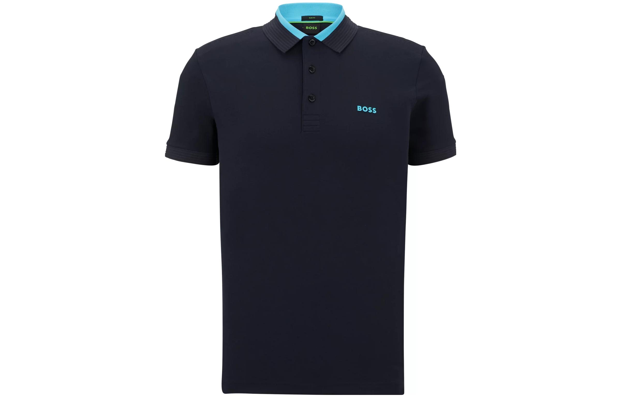 Футболка поло мужская весна-лето 2023 морской синий HUGO BOSS
Футболка поло мужская весна-лето 2023 морской синий HUGO BOSS