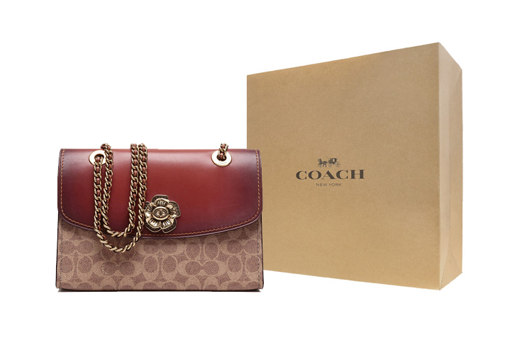 COACH Сумка через плечо из кожи телёнка с покрытием Parker
COACH Сумка через плечо из кожи телёнка с покрытием Parker