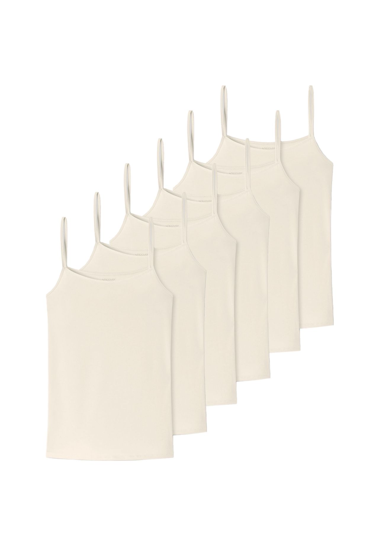 Набор из 6 топов для спагетти из бамбука и хлопка Uncover by SCHIESSER, кремовый
Набор из 6 топов для спагетти из бамбука и хлопка Uncover by SCHIESSER, кремовый