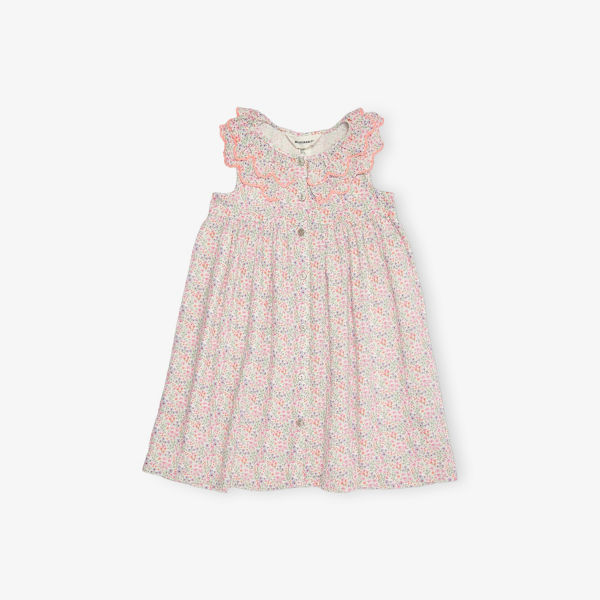 Платье H&M Adorables из хлопкового муслина с оборками 2-10 лет, белый 
Платье H&M Adorables из хлопкового муслина с оборками 2-10 лет, белый