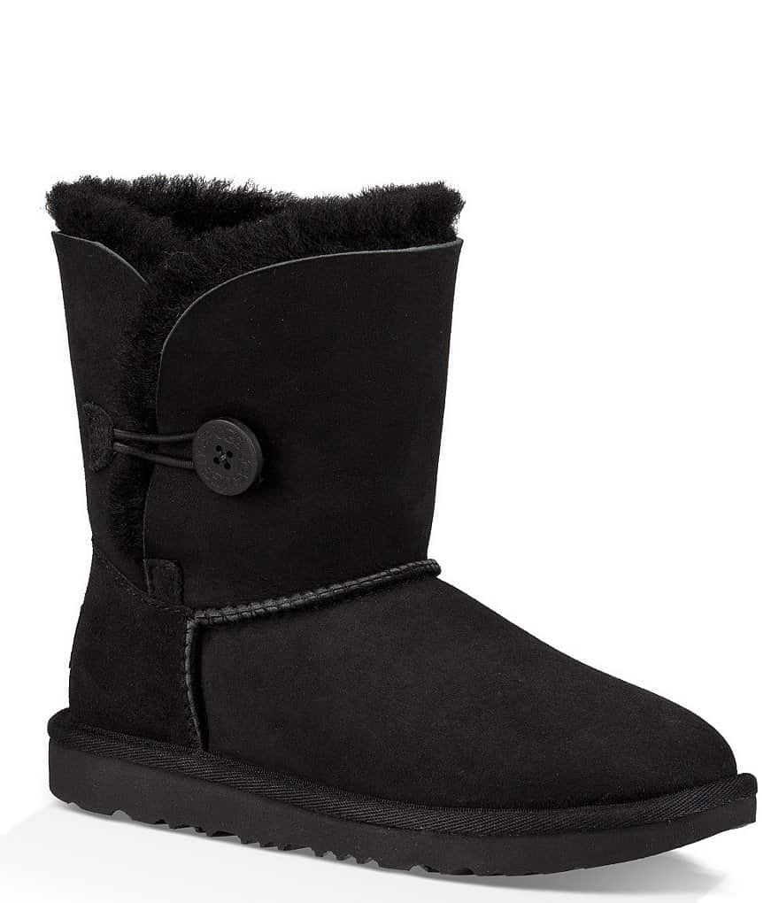 Водонепроницаемые ботинки Bailey Button II для девочек UGG (для малышей), черный
Водонепроницаемые ботинки Bailey Button II для девочек UGG (для малышей), черный