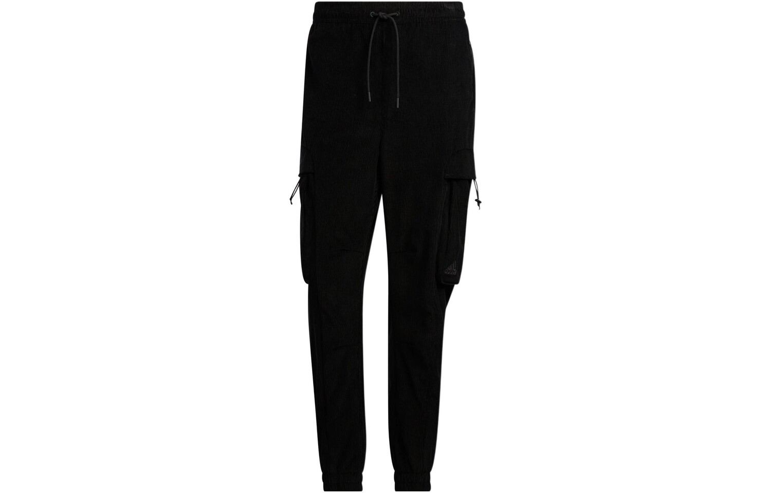 Трикотажные спортивные штаны мужские черные Adidas, черный 
Трикотажные спортивные штаны мужские черные Adidas, черный