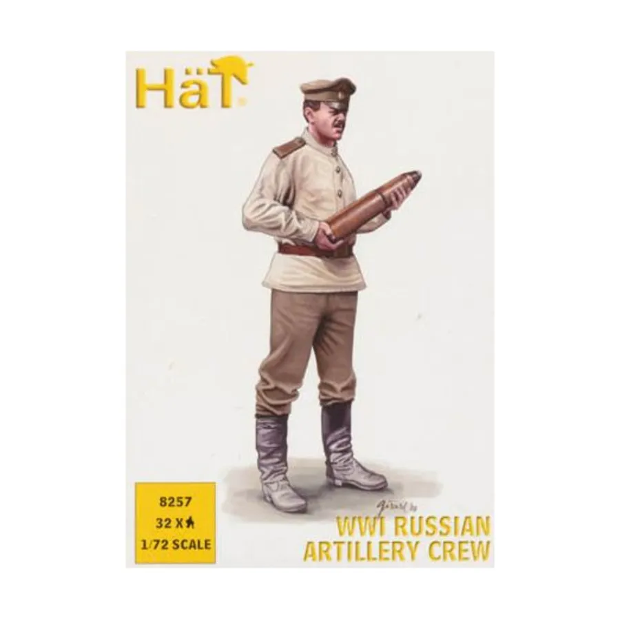 Русский артиллерийский расчет времен Первой мировой войны., Historical Plastic Military Figures - WWI (1:72) (Hat Industries)
Русский артиллерийский расчет времен Первой мировой войны., Historical Plastic Military Figures - WWI (1:72) (Hat Industries)