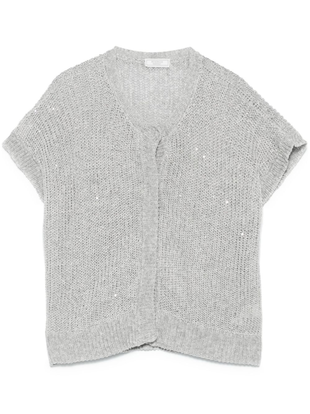 Peserico кардиган с пайетками, серый
Peserico кардиган с пайетками, серый