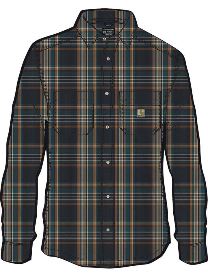 Рубашка "Long Plaid 107010" черного цвета CARHARTT
Рубашка "Long Plaid 107010" черного цвета CARHARTT