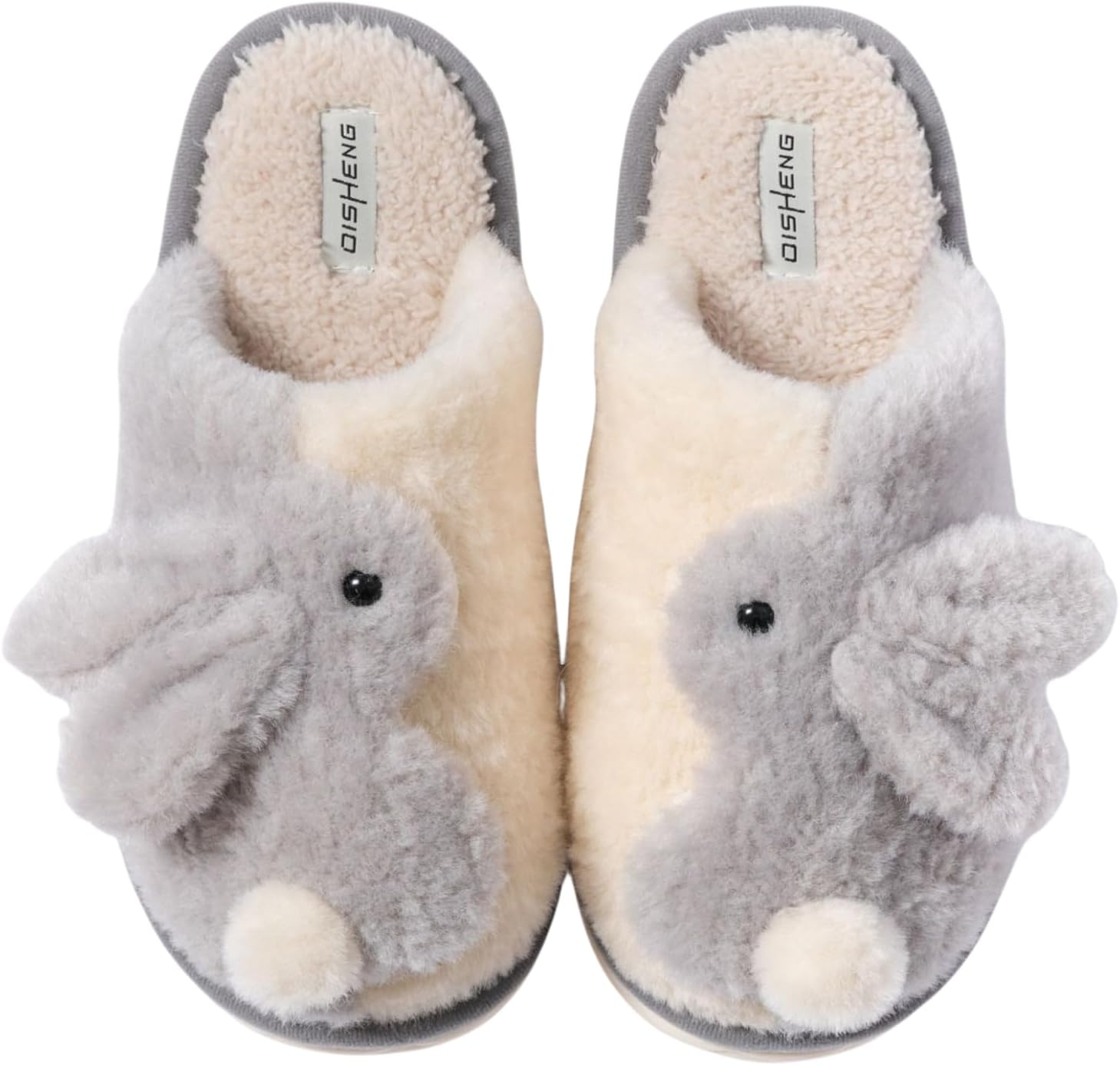 Милые тапочки-зайчики для женщин и мужчин, кавайные плюшевые тапочки, женские и мужские пушистые тапочки, теплые уютные домашние тапочки Zigihos, серый
Милые тапочки-зайчики для женщин и мужчин, кавайные плюшевые тапочки, женские и мужские пушистые тапочки, теплые уютные домашние тапочки Zigihos, серый