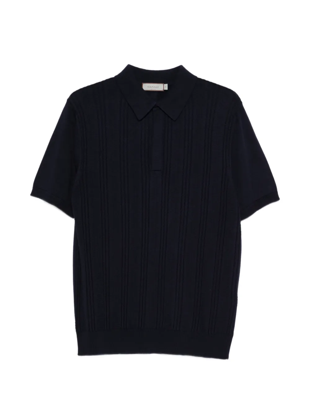 Трикотажная рубашка поло с короткими рукавами Canali, синий
Трикотажная рубашка поло с короткими рукавами Canali, синий