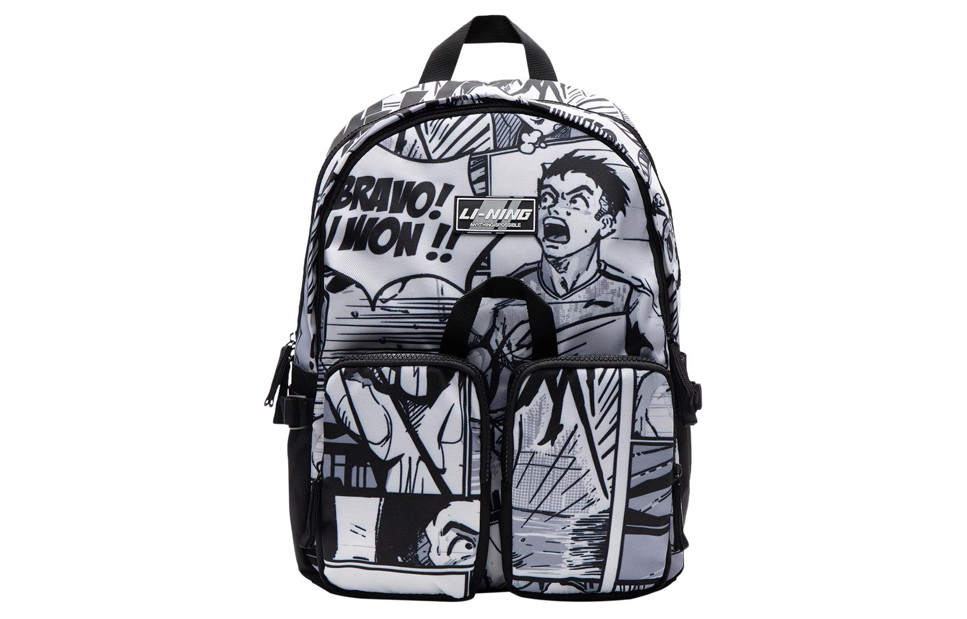 LINING Полиэстеровый рюкзак обычный унисекс черный
LINING Полиэстеровый рюкзак обычный унисекс черный