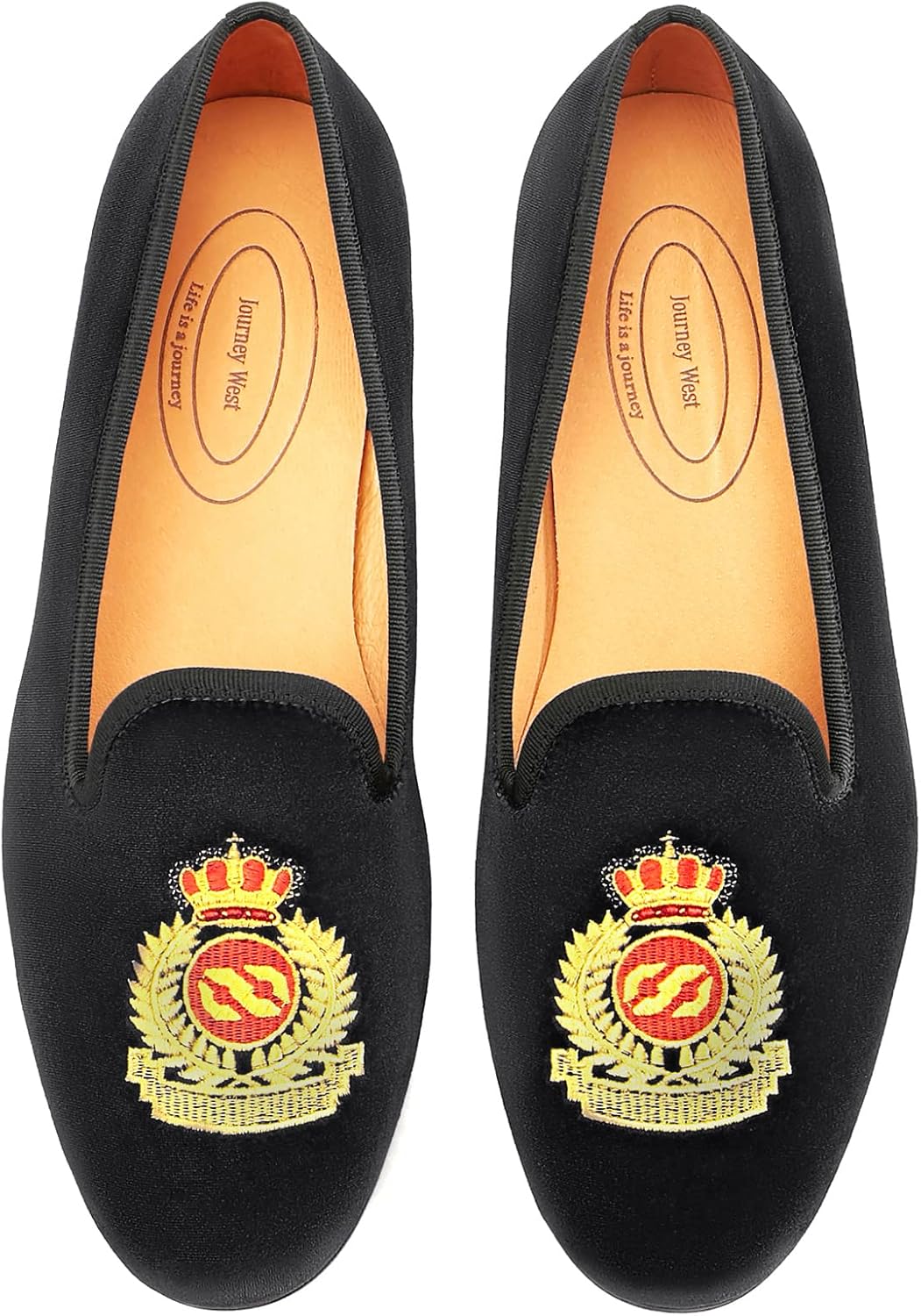 Мужские бархатные лоферы Journey West с вышивкой, слипоны, туфли для смокинга для мужчин, черный
Мужские бархатные лоферы Journey West с вышивкой, слипоны, туфли для смокинга для мужчин, черный