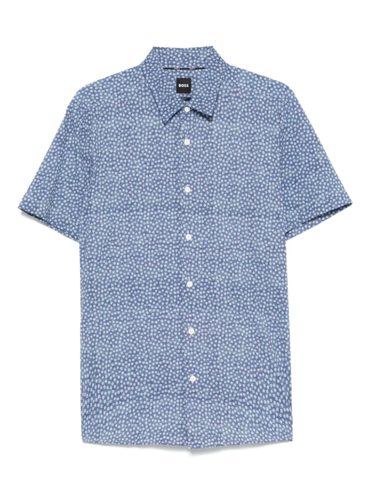 Рубашка с цветочным принтом BOSS, синий
Рубашка с цветочным принтом BOSS, синий