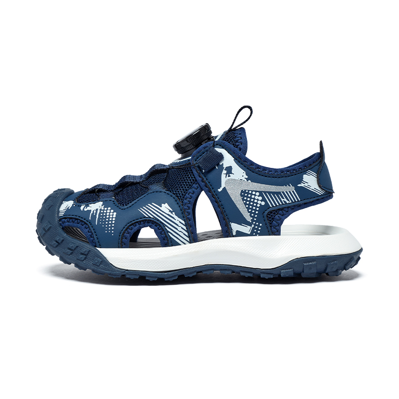 Детские сандалии с низким верхом, устойчивые к истиранию, дышащие ABC KIDS, синий/темно-синий 
Детские сандалии с низким верхом, устойчивые к истиранию, дышащие ABC KIDS, синий/темно-синий