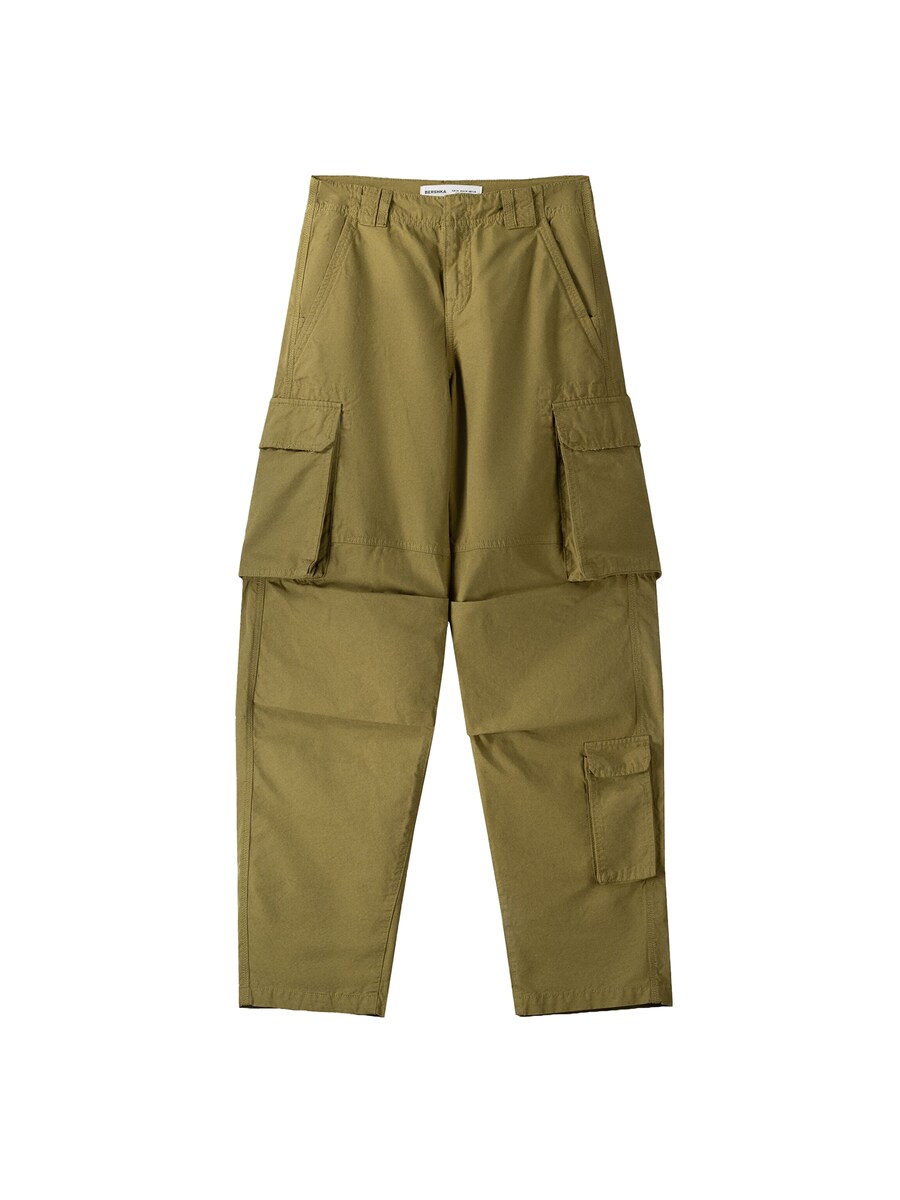 Свободные брюки-карго Bershka, Olive
Свободные брюки-карго Bershka, Olive