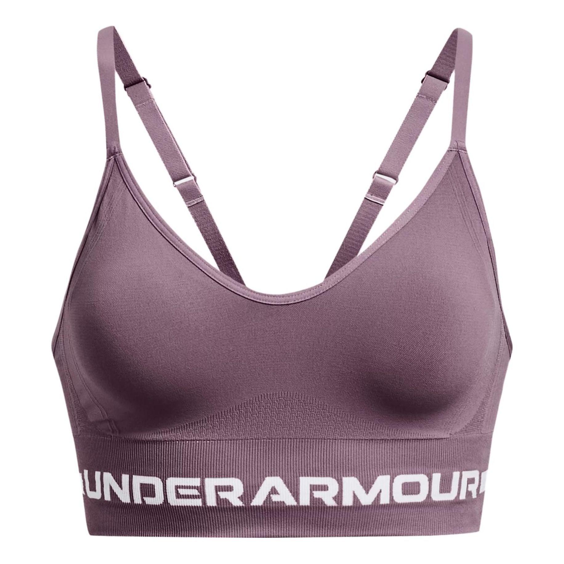 (WMNS) Бесшовный бюстгальтер Under Armour с низкой посадкой и удлиненным кроем, фиолетовый
(WMNS) Бесшовный бюстгальтер Under Armour с низкой посадкой и удлиненным кроем, фиолетовый