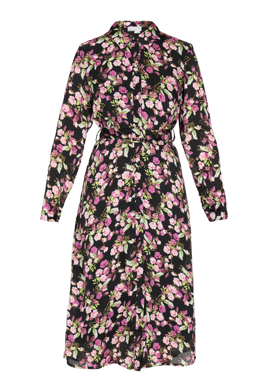 Платье-рубашка Usha Fashion Look, черный
Платье-рубашка Usha Fashion Look, черный