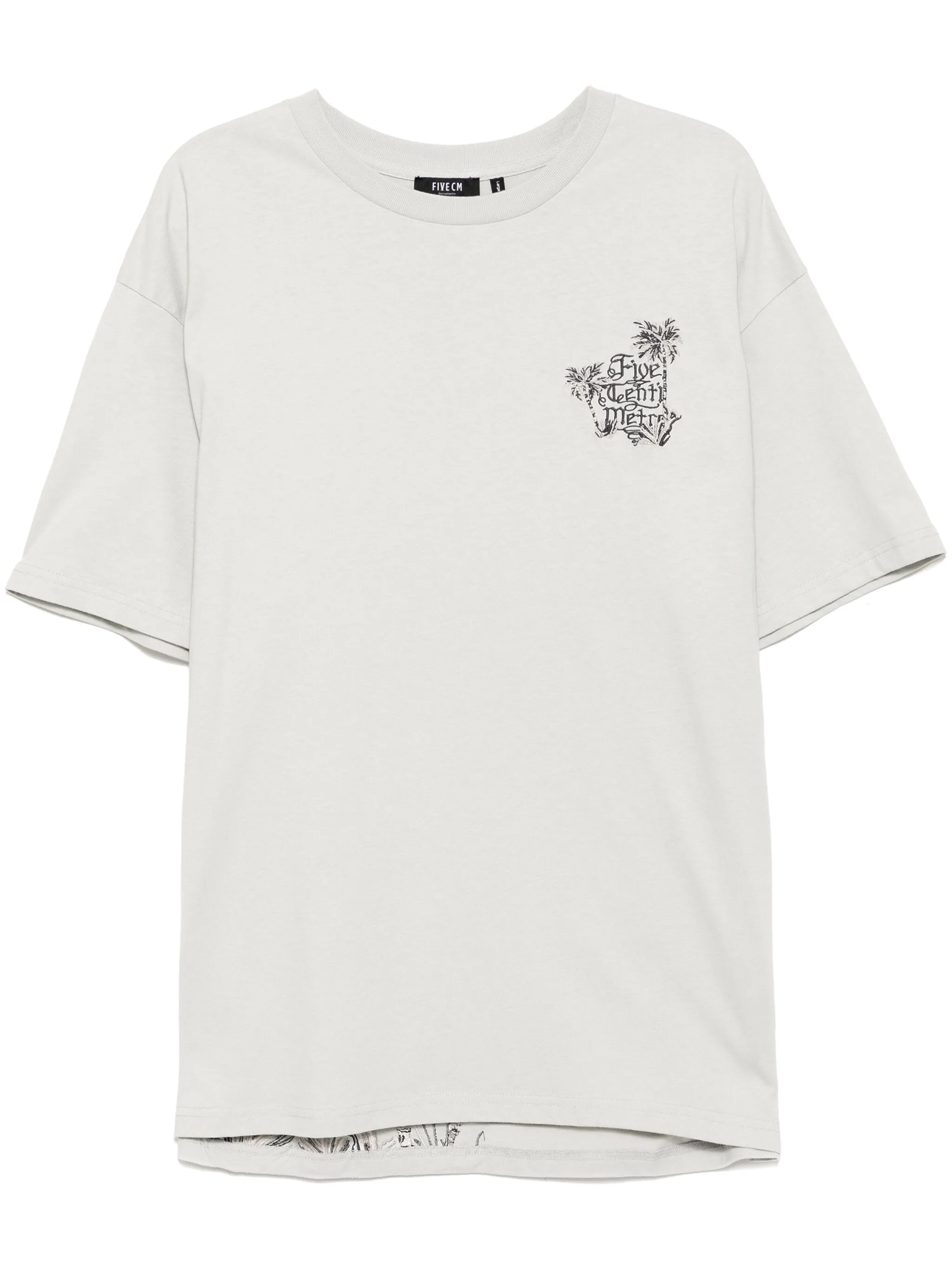 Футболка с вышитым логотипом Five Cm, серый
Футболка с вышитым логотипом Five Cm, серый