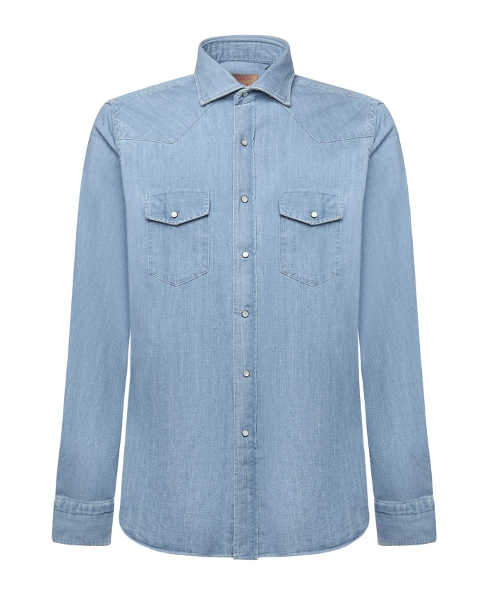 Джинсовая рубашка Borriello Napoli, синий
Джинсовая рубашка Borriello Napoli, синий