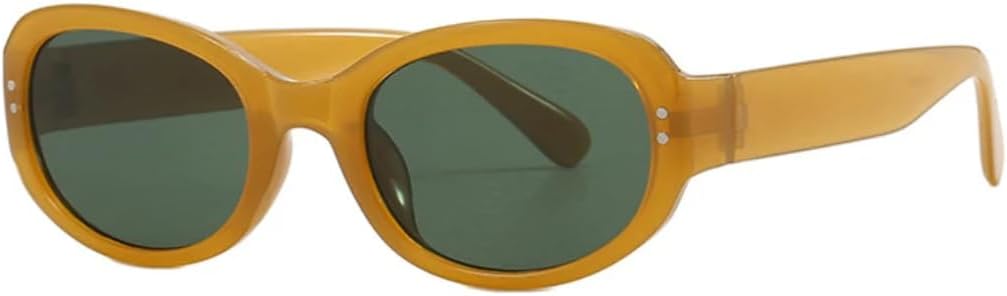 Солнцезащитные очки с защитой UV400 | Маленькие овальные заклепки, цветные линзы | Для женщин и мужчин, для занятий спортом на открытом воздухе и вождения DSVIGF, Orange Green
Солнцезащитные очки с защитой UV400 | Маленькие овальные заклепки, цветные линзы | Для женщин и мужчин, для занятий спортом на открытом воздухе и вождения DSVIGF, Orange Green