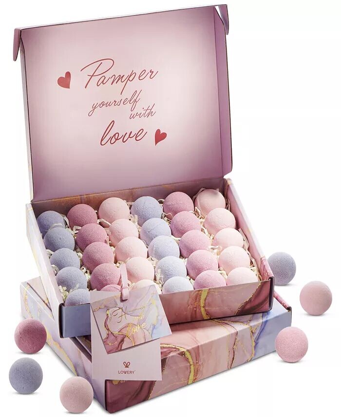 30 шт. Подарочный набор бомбочек для ванны для ухода за телом Lovery
30 шт. Подарочный набор бомбочек для ванны для ухода за телом Lovery