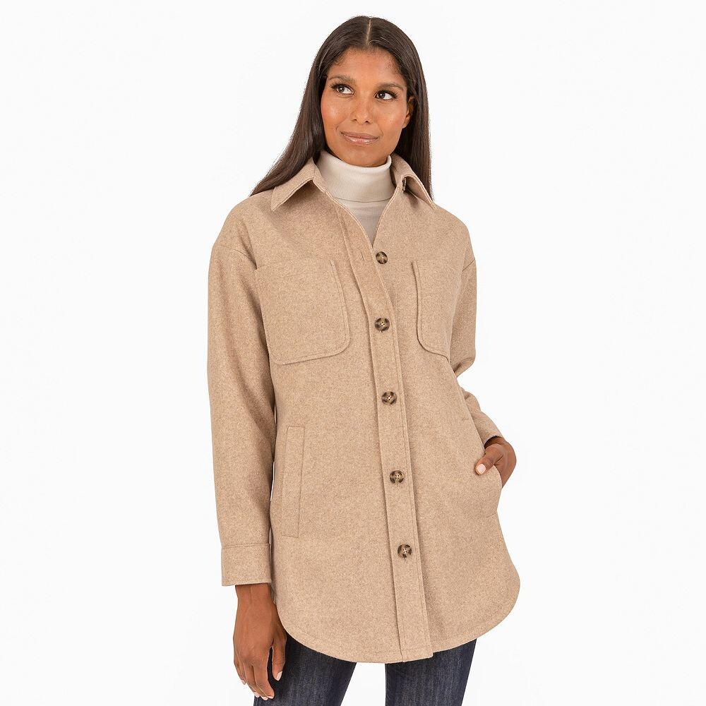 Женская флисовая куртка-рубашка средней плотности на пуговицах Fleet Street, цвет Taupe
Женская флисовая куртка-рубашка средней плотности на пуговицах Fleet Street, цвет Taupe