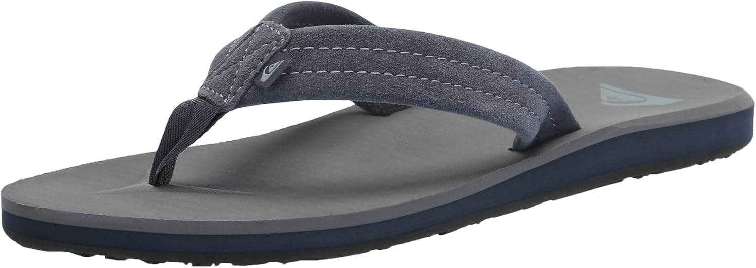 Мужские вьетнамки Quiksilver Carver Suede, спортивные мужские сандалии с поддержкой свода, размеры 6-16, мужские шлепанцы-вьетнамки, серый
Мужские вьетнамки Quiksilver Carver Suede, спортивные мужские сандалии с поддержкой свода, размеры 6-16, мужские шлепанцы-вьетнамки, серый