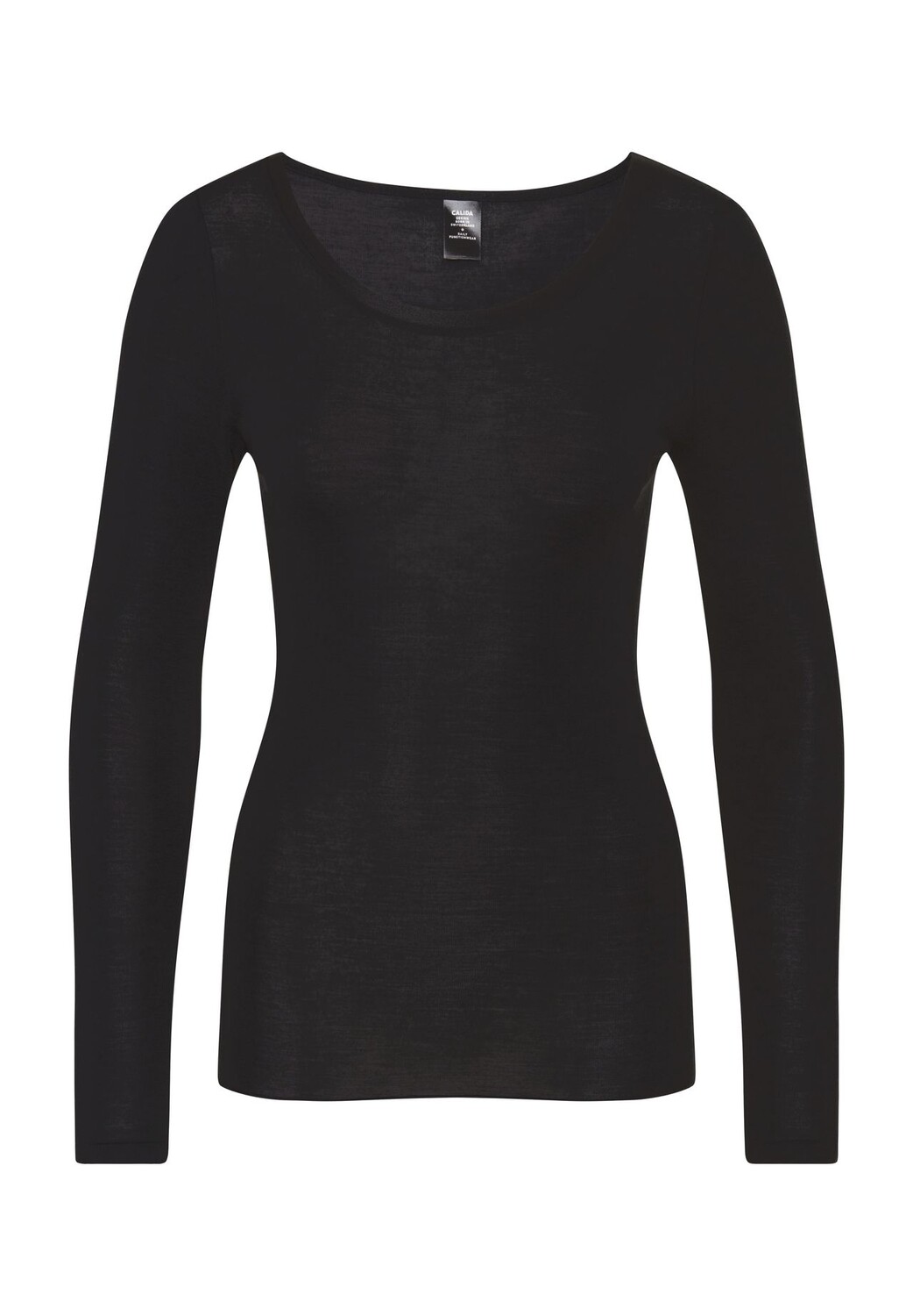 Майка женская, с длинным рукавом, волнистым краем CALIDA, черный
Майка женская, с длинным рукавом, волнистым краем CALIDA, черный