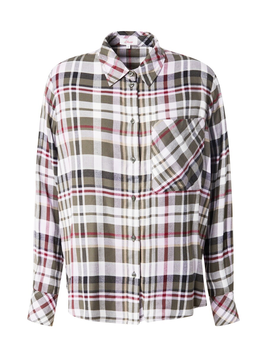 Рубашка s.Oliver Blouse, оливковый
Рубашка s.Oliver Blouse, оливковый