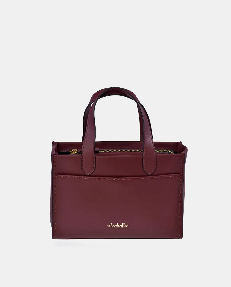 Сумка через плечо из кожи наппа El Caballo, бордовый
Сумка через плечо из кожи наппа El Caballo, бордовый