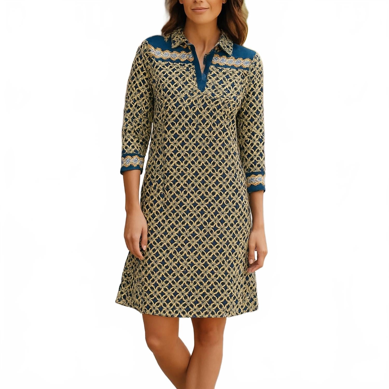 Джонни Блю Мозаик платье-рубашка Tyler Boe, синий
Джонни Блю Мозаик платье-рубашка Tyler Boe, синий