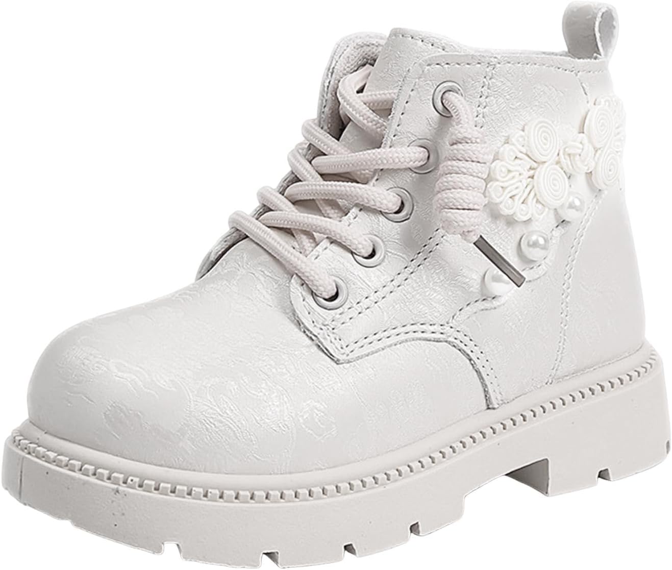 Ботильоны IWIHMIV с боковой молнией и шнуровкой, короткие ботинки для девочек, модная, удобная, теплая обувь с нескользящей подошвой, White
Ботильоны IWIHMIV с боковой молнией и шнуровкой, короткие ботинки для девочек, модная, удобная, теплая обувь с нескользящей подошвой, White