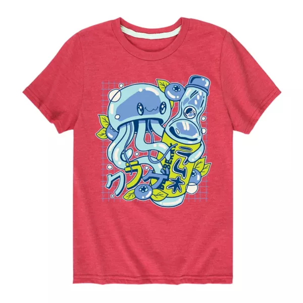 Футболка с изображением медузы Ramune для мальчиков 8–20 лет Licensed Character, красный
Футболка с изображением медузы Ramune для мальчиков 8–20 лет Licensed Character, красный