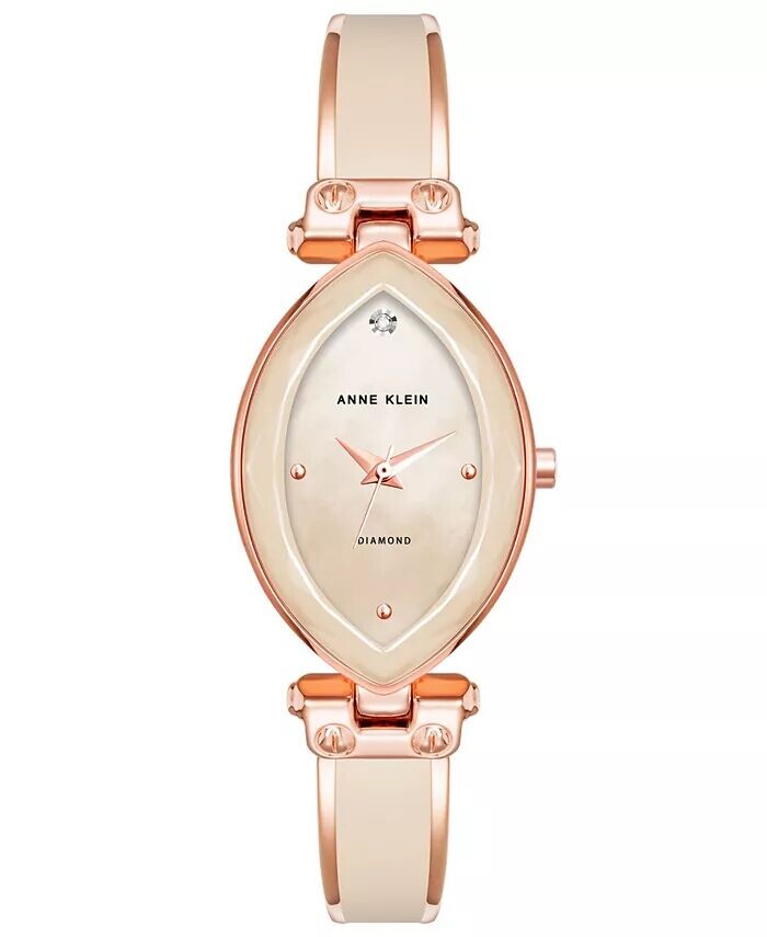 Женские часы с тремя стрелками из кварцевого сплава цвета розового золота и румяной эмалью-браслетом, 24 мм Anne Klein
Женские часы с тремя стрелками из кварцевого сплава цвета розового золота и румяной эмалью-браслетом, 24 мм Anne Klein