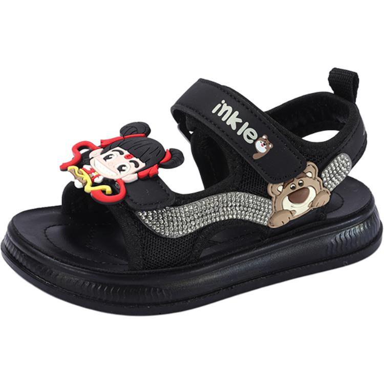 Легкие противоскользящие сандалии с амортизацией для детей FCMM, черный
Легкие противоскользящие сандалии с амортизацией для детей FCMM, черный