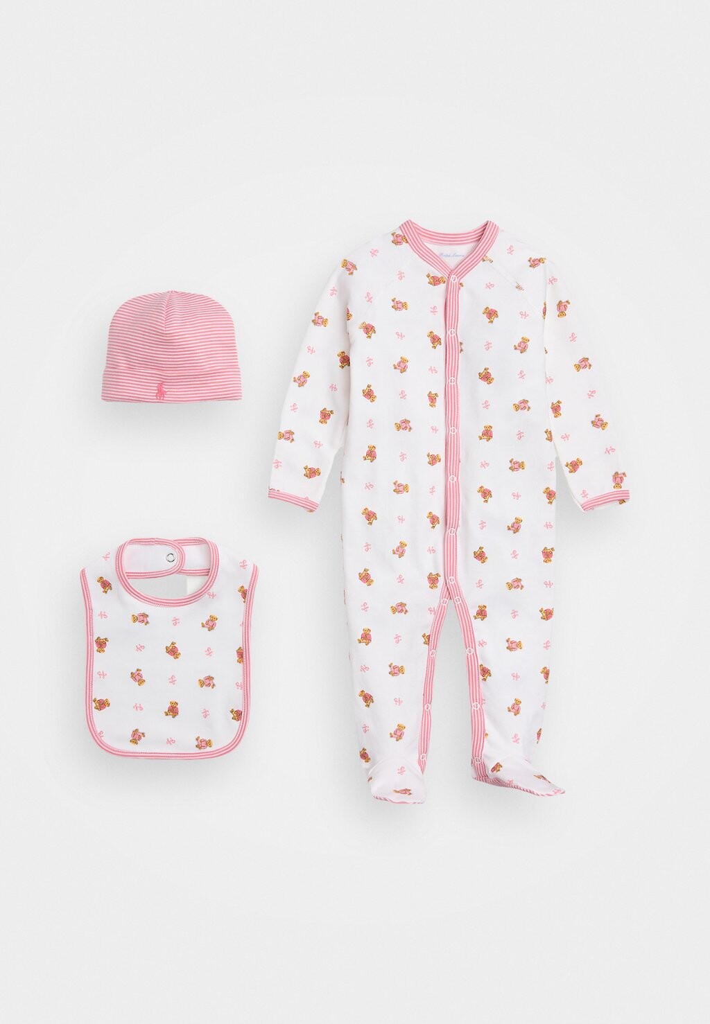 Комбинезон POLO BEAR COTTON THREE-PIECE GIFT SET Ralph Lauren, белый
Комбинезон POLO BEAR COTTON THREE-PIECE GIFT SET Ralph Lauren, белый