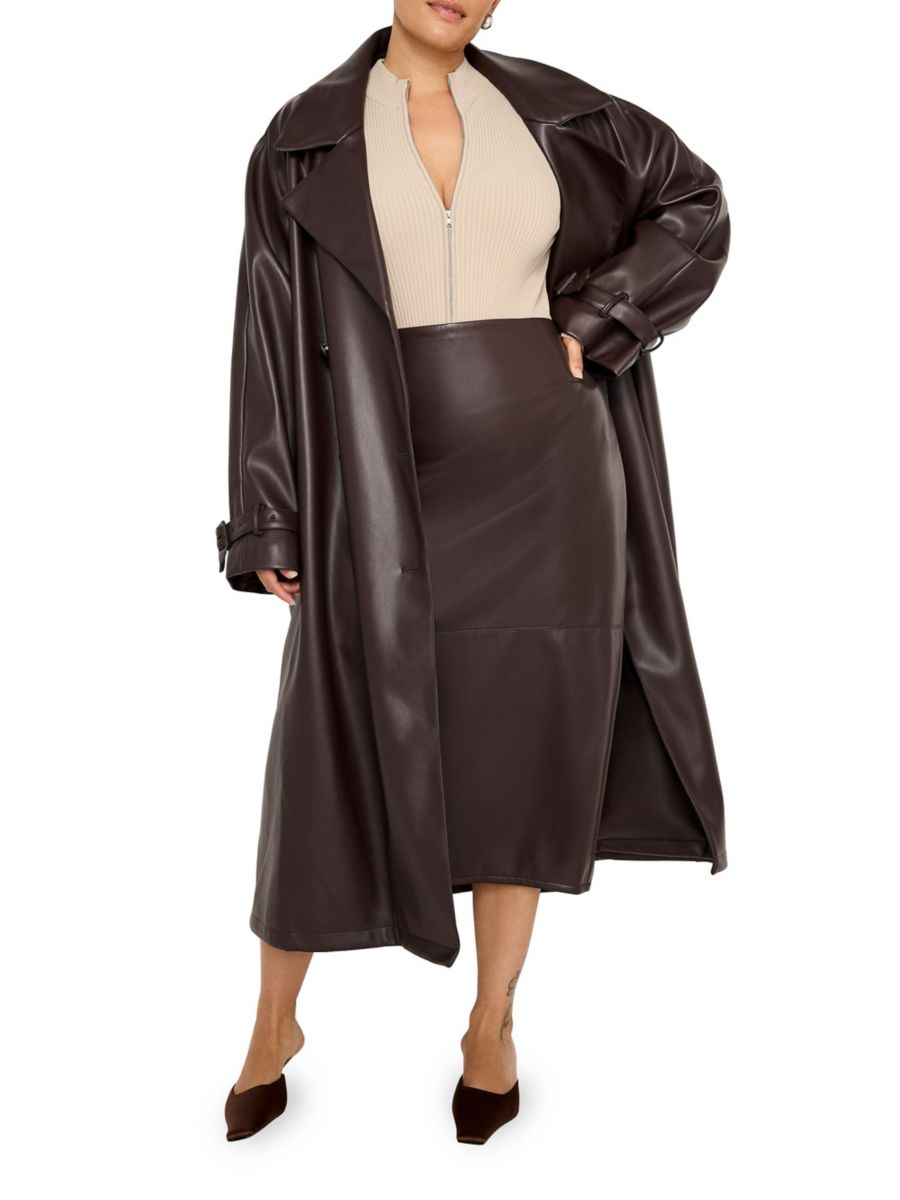 Юбка миди лучше, чем кожа Good American, цвет Bark
Юбка миди лучше, чем кожа Good American, цвет Bark