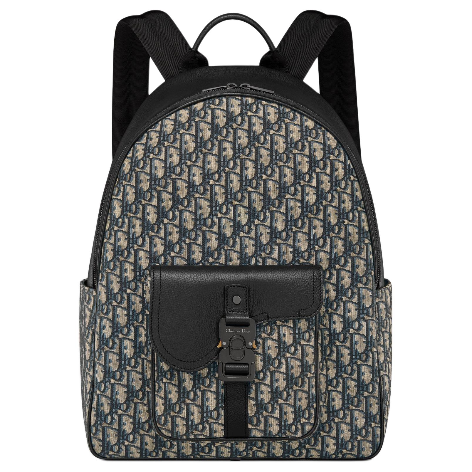 Седловой косой жаккардовый холщовый рюкзак с зернистой телячьей кожей Классический мужской бежево-черный DIOR
Седловой косой жаккардовый холщовый рюкзак с зернистой телячьей кожей Классический мужской бежево-черный DIOR