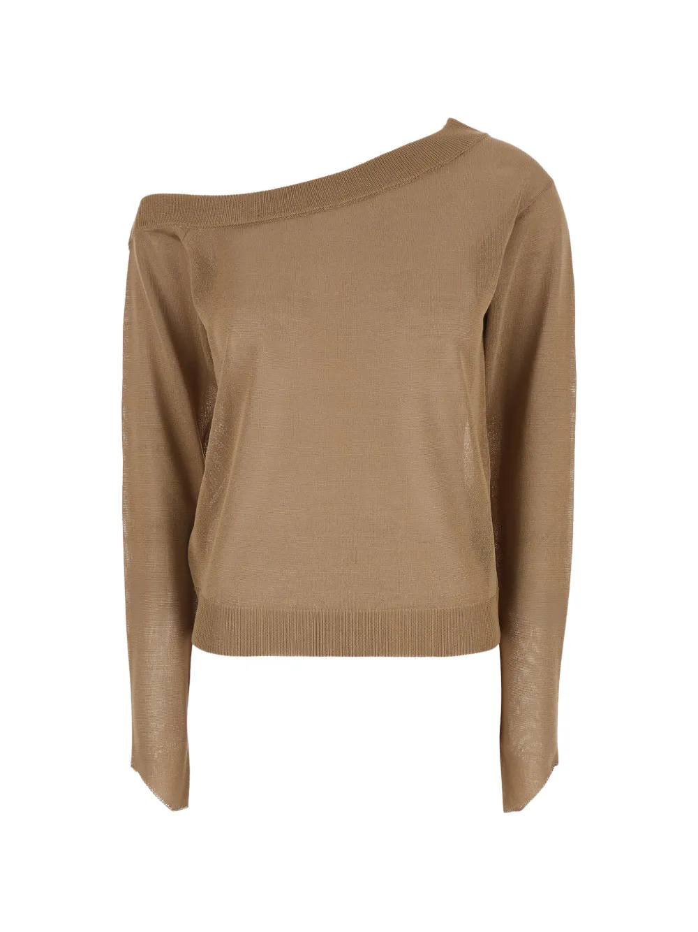 Трикотажный джемпер с открытыми плечами Federica Tosi, бежевый
Трикотажный джемпер с открытыми плечами Federica Tosi, бежевый