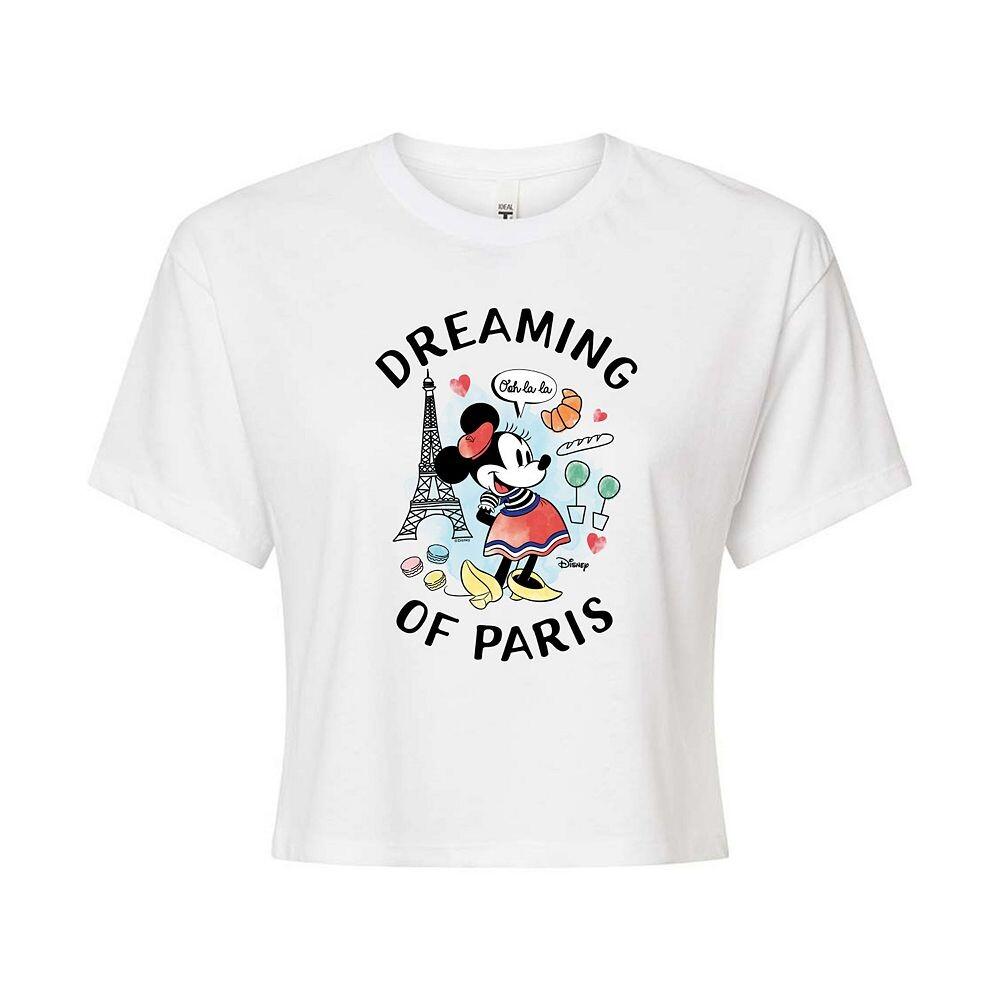 Укороченная футболка Disney's Minnie Mouse Junior's Dreaming In Paris, белый
Укороченная футболка Disney's Minnie Mouse Junior's Dreaming In Paris, белый
