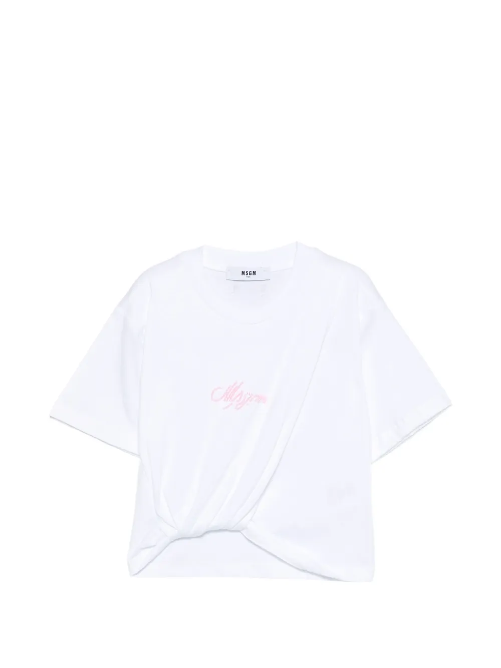 Футболка с узлом Msgm Kids, белый
Футболка с узлом Msgm Kids, белый