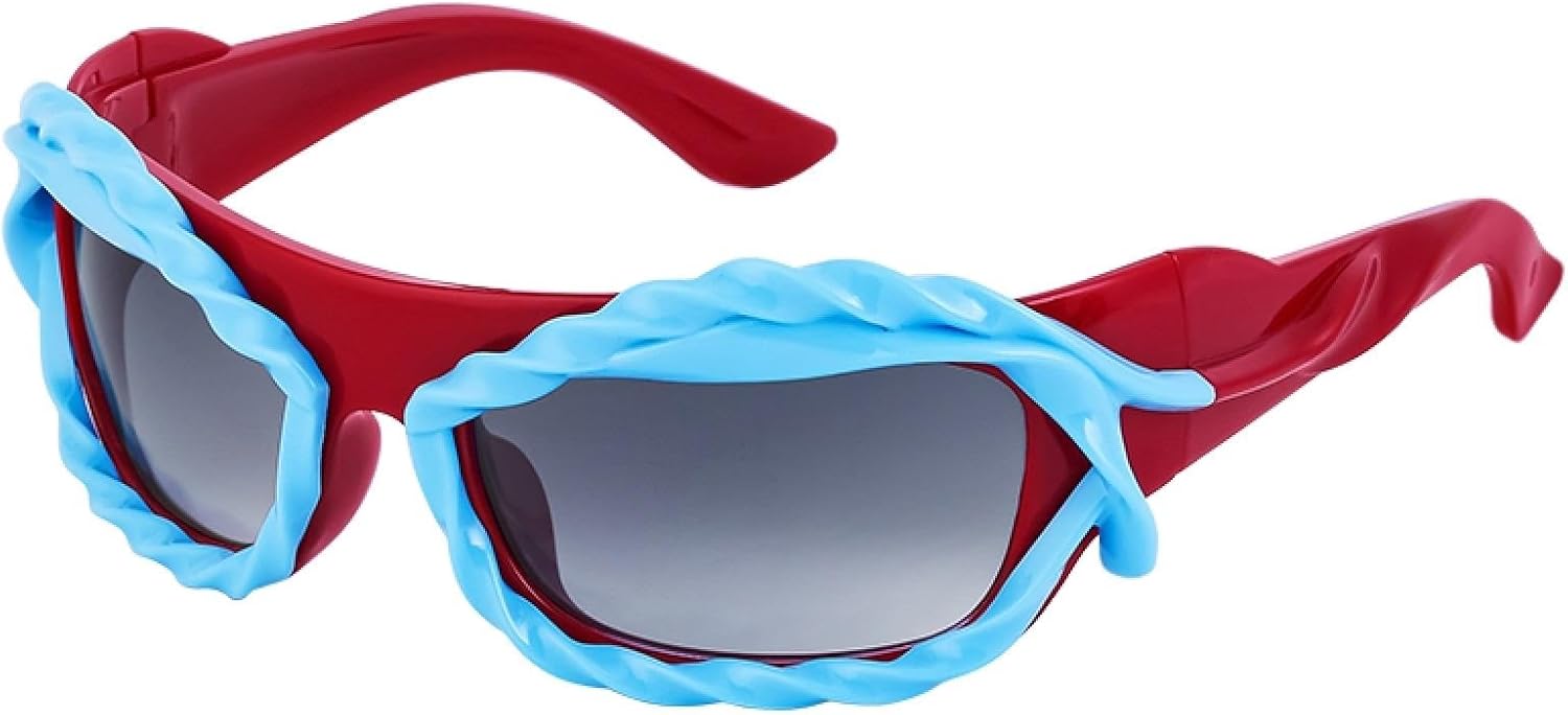 Женские солнцезащитные очки, модные солнцезащитные очки неправильной формы прямоугольной формы для мужчин, роскошные солнцезащитные очки в стиле стимпанк TOIPASTN, C7 Blue Red
Женские солнцезащитные очки, модные солнцезащитные очки неправильной формы прямоугольной формы для мужчин, роскошные солнцезащитные очки в стиле стимпанк TOIPASTN, C7 Blue Red