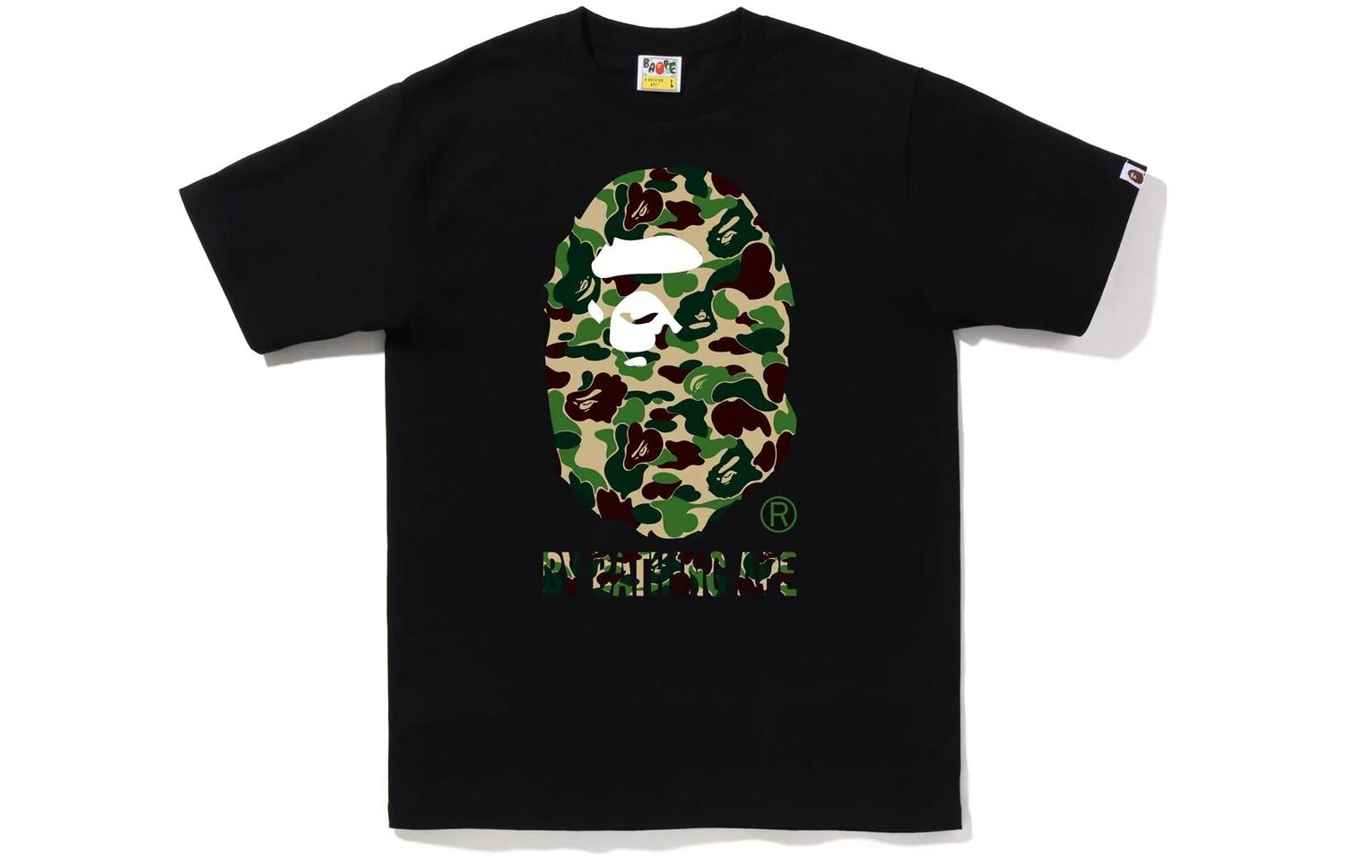 A BATHING APE Мужская футболка, Черный/Зеленый
A BATHING APE Мужская футболка, Черный/Зеленый