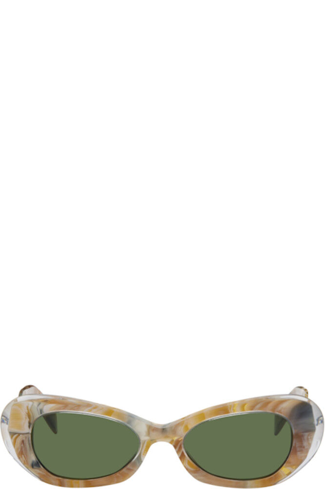 Бежево-серые солнцезащитные очки Izipho RETROSUPERFUTURE
Бежево-серые солнцезащитные очки Izipho RETROSUPERFUTURE