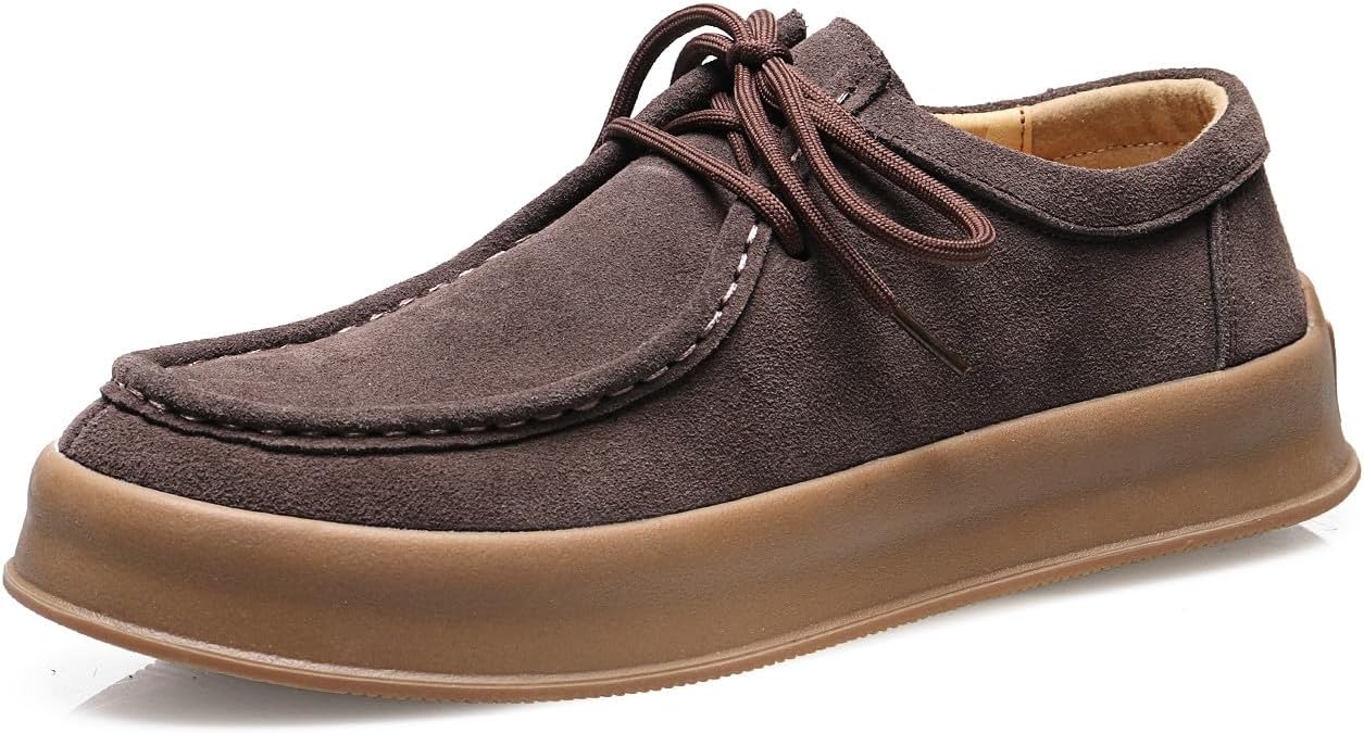 Мужские замшевые кожаные туфли Santimon с шнуровкой, платформой, носок-мокасин, повседневные дерби, классические офисные деловые туфли, хаки
Мужские замшевые кожаные туфли Santimon с шнуровкой, платформой, носок-мокасин, повседневные дерби, классические офисные деловые туфли, хаки